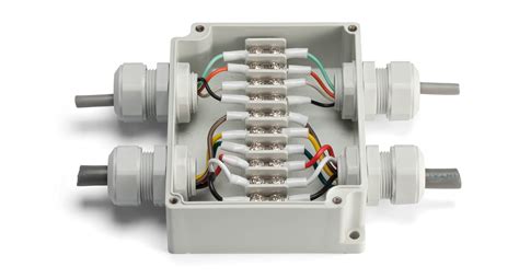 molded junction box terminal block|junction box with terminal strip.